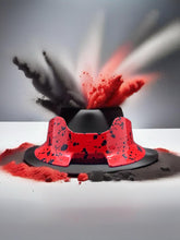 Load image into Gallery viewer, Painted Puffco Peak Red With Black Splatter Anti-Tip Base