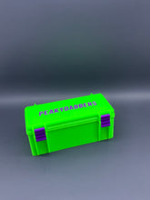 Load image into Gallery viewer, Green With Purple Accents Joystick Case (Uv Reactive)