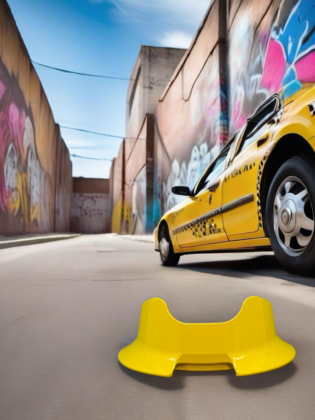 Painted Puffco Peak Taxi Cab Yellow  Anti-Tip Base