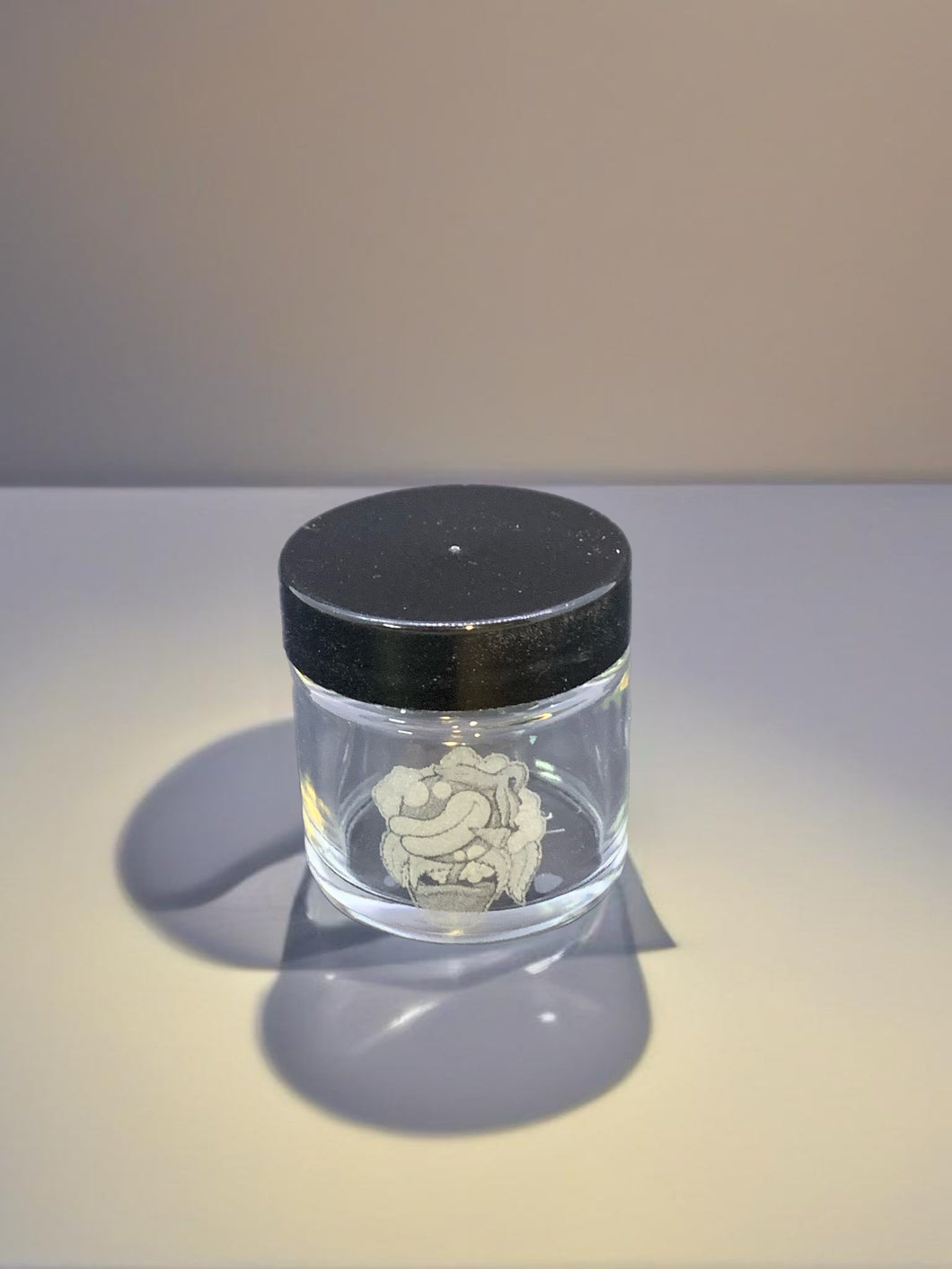 1 Oz Laser Engraved Piranha Plant Concentrate Jar