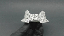 Load and play video in Gallery viewer, Painted Puffco Peak White/Black Dragon Skin Anti-Tip Base
